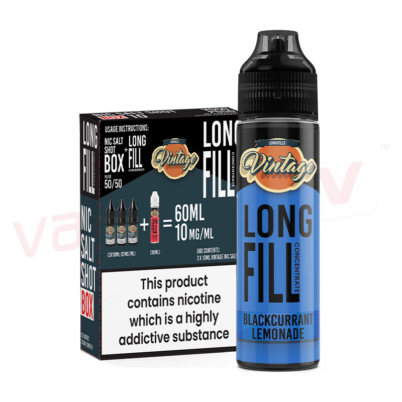 Product Image Of Blackcurrant Lemonade Longfills by Vintage