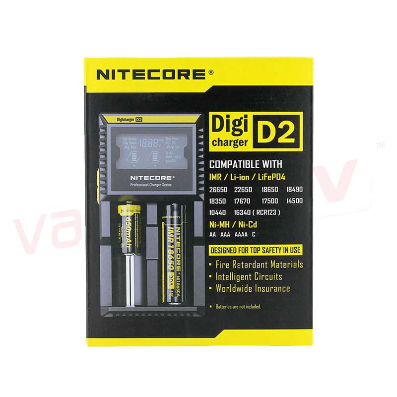 Product Image Of D2 Vape Battery Charger by Nitecore