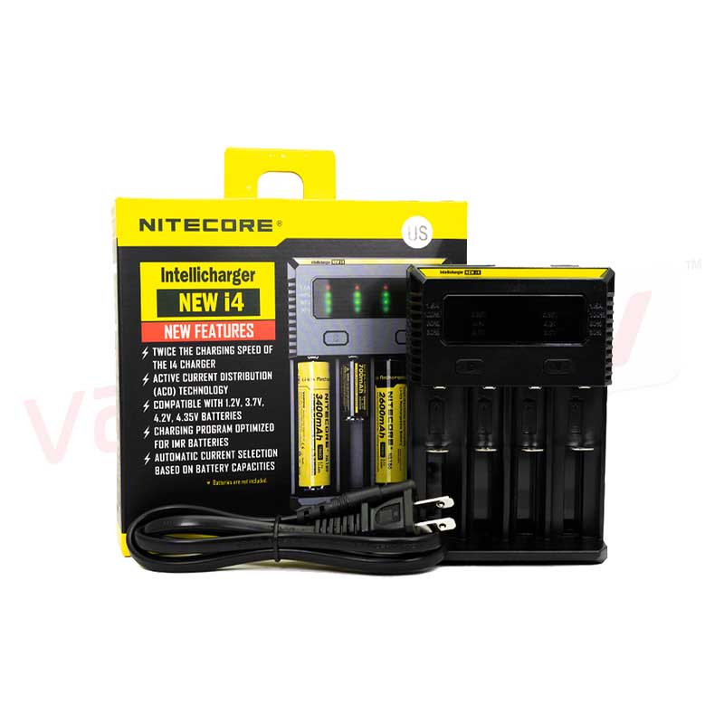 Product Variant Image Of I4 Vape Battery Charger  Four Bay  by Nitecore